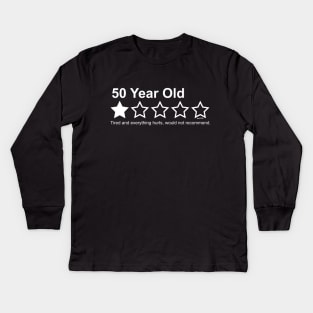 50 Year Old Kids Long Sleeve T-Shirt